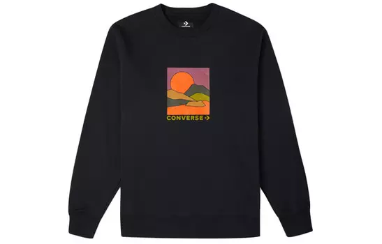 Мужская толстовка Hybrid World Graphic Ink Black Converse, черный