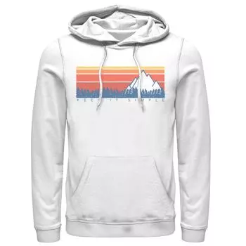 Мужская толстовка Keep It Simple с градиентом Mountain Range Licensed Character