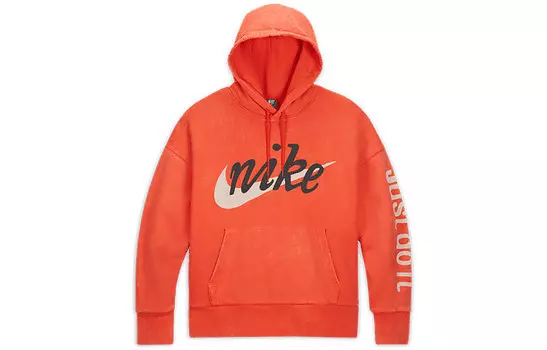 Мужская толстовка Nike, оранжево-красный