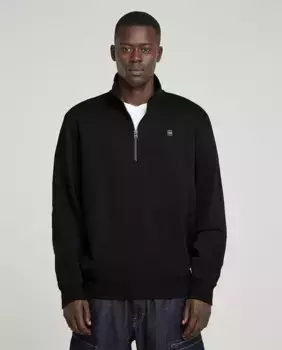 Мужская толстовка Premium Core с полумолнией G-Star Raw, черный