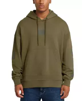 Мужская толстовка с длинным рукавом Relaxed Fit и мульти-логотипами G-Star Raw, зеленый