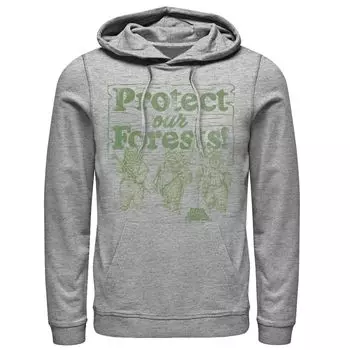 Мужская толстовка с капюшоном эвоков Protect Our Forests Camp Star Wars