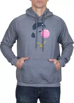 Мужская толстовка с капюшоном Baseballism Your Favorite Player, серый