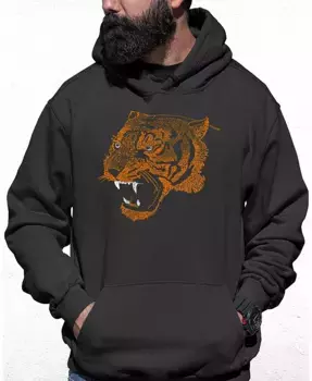 Мужская толстовка с капюшоном Beast Mode и принтом LA Pop Art, серый