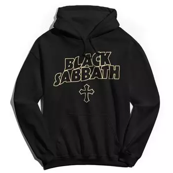 Мужская толстовка с капюшоном Black Sabbath Cross Licensed Character