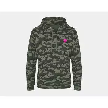 Мужская толстовка с капюшоном Camo Green TENNIS ACADEMY, зеленый серый