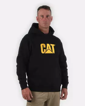 Мужская толстовка с капюшоном CAT, черный