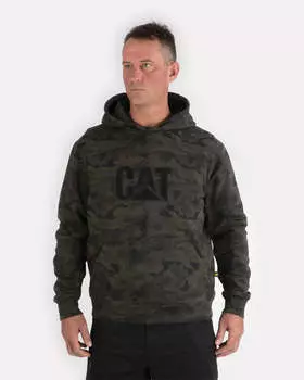 Мужская толстовка с капюшоном CAT, камуфляж