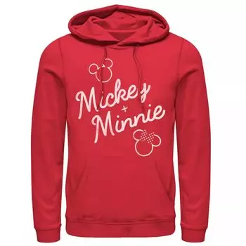 Мужская толстовка с капюшоном Dinsey Mickey Plus Minnie Mouse Licensed Character