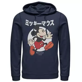Мужская толстовка с капюшоном Disney Mickey Mouse Kanji Vintage Logo 1928