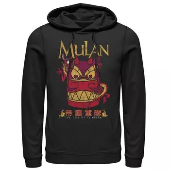 Мужская толстовка с капюшоном Disney Mulan Mushu Dragon Stone Head Licensed Character