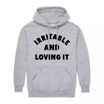 Мужская толстовка с капюшоном Irritable And Loving It Licensed Character