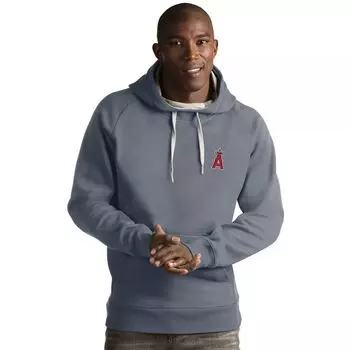 Мужская толстовка с капюшоном Los Angeles Angels of Anaheim Victory Antigua