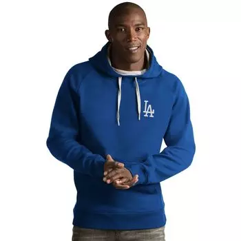 Мужская толстовка с капюшоном Los Angeles Dodgers Victory Antigua