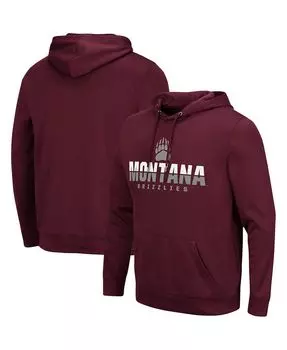 Мужская толстовка с капюшоном maroon montana grizzlies lantern Colosseum