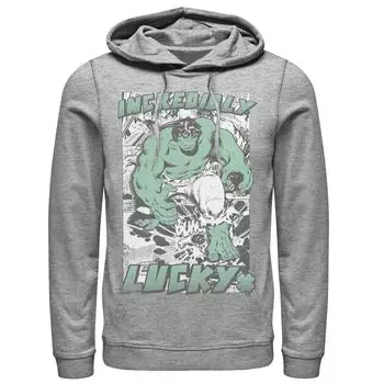 Мужская толстовка с капюшоном Marvel Hulk Incredible Lucky St. Licensed Character