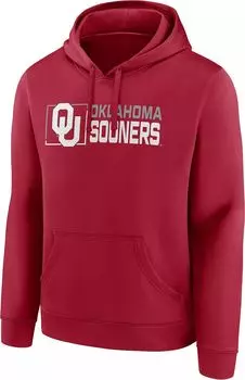 Мужская толстовка с капюшоном NCAA Oklahomaoons Crimson Pullover