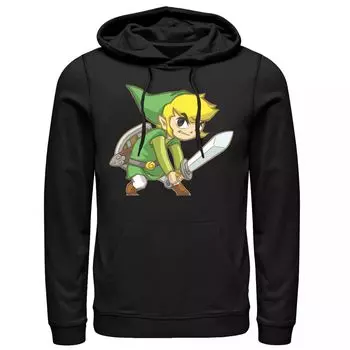 Мужская толстовка с капюшоном Nintendo Big Link Licensed Character