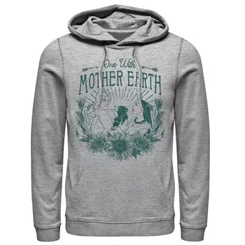 Мужская толстовка с капюшоном Pocahontas One With Mother Earth Disney