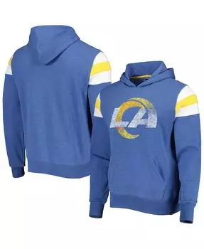 Мужская толстовка с капюшоном Royal Los Angeles Rams Premier Nico '47 Brand