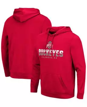 Мужская толстовка с капюшоном scarlet ohio state buckeyes lantern Colosseum