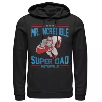 Мужская толстовка с капюшоном The Incredibles Mr. Incredible Super Dad Disney / Pixar