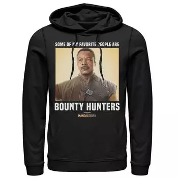 Мужская толстовка с капюшоном The Mandalorian Favorite People Are Bounty Hunters Star Wars