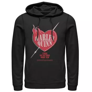 Мужская толстовка с капюшоном The Suicide Squad Heart Of Harley Licensed Character