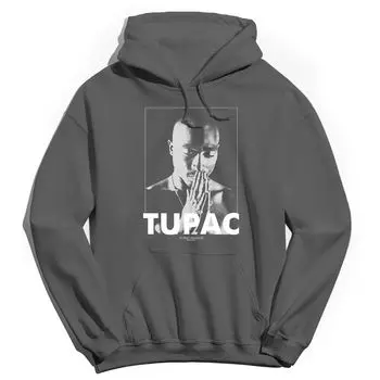 Мужская толстовка с капюшоном Tupac Praying Hands Licensed Character