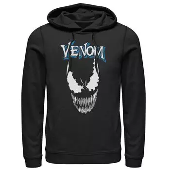 Мужская толстовка с капюшоном Venom Face Close Up Marvel