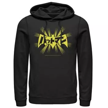 Мужская толстовка с логотипом Batman Kanji DC Comics, черный