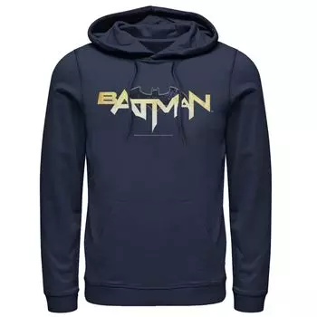 Мужская толстовка с логотипом Batman Modern на груди DC Comics, синий