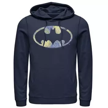Мужская толстовка с логотипом Batman Starry Night, Blue DC Comics, синий