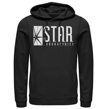 Мужская толстовка с логотипом Flash Star Labs Licensed Character