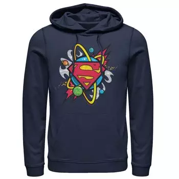 Мужская толстовка с логотипом на груди Superman Planet DC Comics