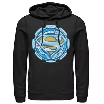 Мужская толстовка с логотипом Superman Chrome Gear на груди DC Comics