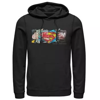 Мужская толстовка с логотипом Superman Paper Chest DC Comics