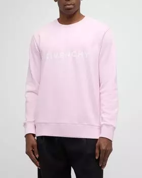 Мужская толстовка с логотипом Terry Classic Givenchy, цвет Baby Pink