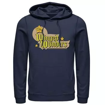 Мужская толстовка с логотипом The Winged Wonders DC Comics, синий