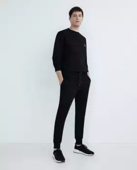 Мужская толстовка с логотипом Zebra Paul Smith, черный