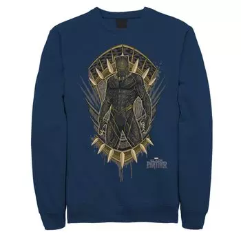 Мужская толстовка с принтом Marvel Black Panther Killmonger Jaguar Crest