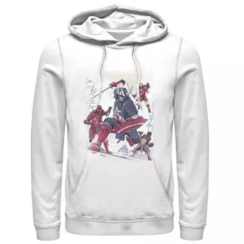 Мужская толстовка с рисунком Avengers Assemble Samurai Warriors Marvel
