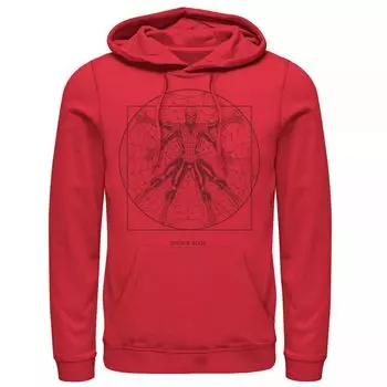 Мужская толстовка с рисунком Marvel Spider-Man Vitruvian Web Slinger