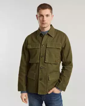 Мужская верхняя рубашка с 4 карманами G-Star Raw, зеленый