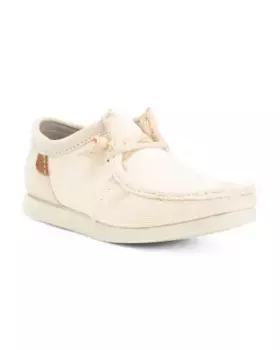 Мужская замшевая повседневная обувь на шнуровке Clarks, слоновая кость