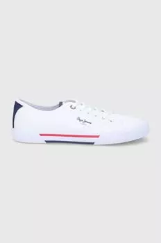 Мужские базовые кроссовки Brady Pepe Jeans, белый