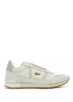 Мужские бежевые кроссовки partner retro Lacoste