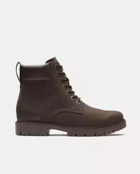 Мужские ботинки Rossdale High GTX из нубука с Goretex Clarks, темно-коричневый