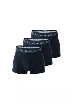 Мужские боксеры, 3 шт., плавки, хлопок стрейч GANT, цвет Marine