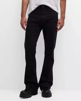 Мужские брюки Bootcut Balenciaga, цвет 1700 Peach Pitch Black